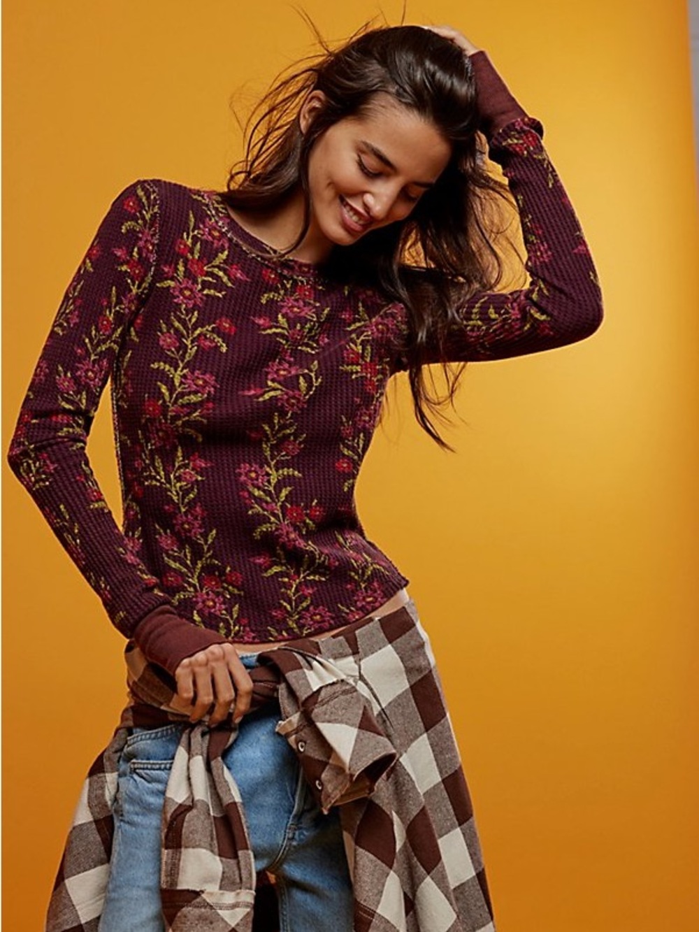 Free People Pretty Little Thermal XS